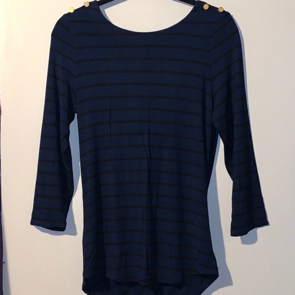 Juicy Couture Blouse Drape Back L